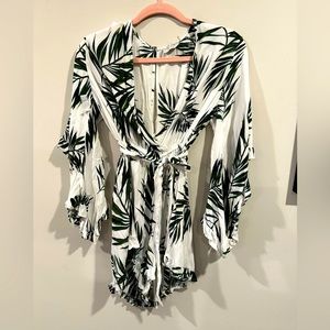 Flowy long sleeve romper